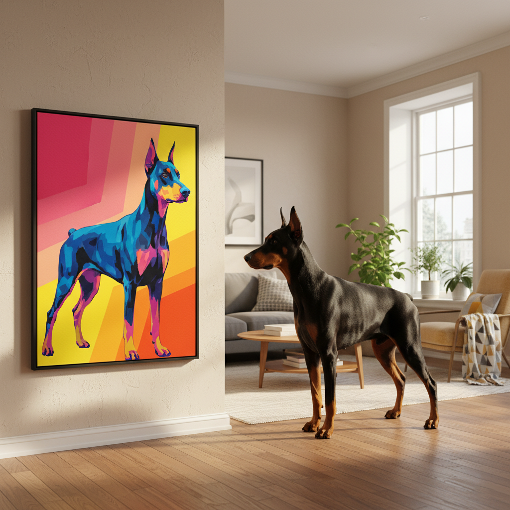Retrato de Mascota Personalizado - Estilo libre Retrato personalizado de perro y gato en lienzo