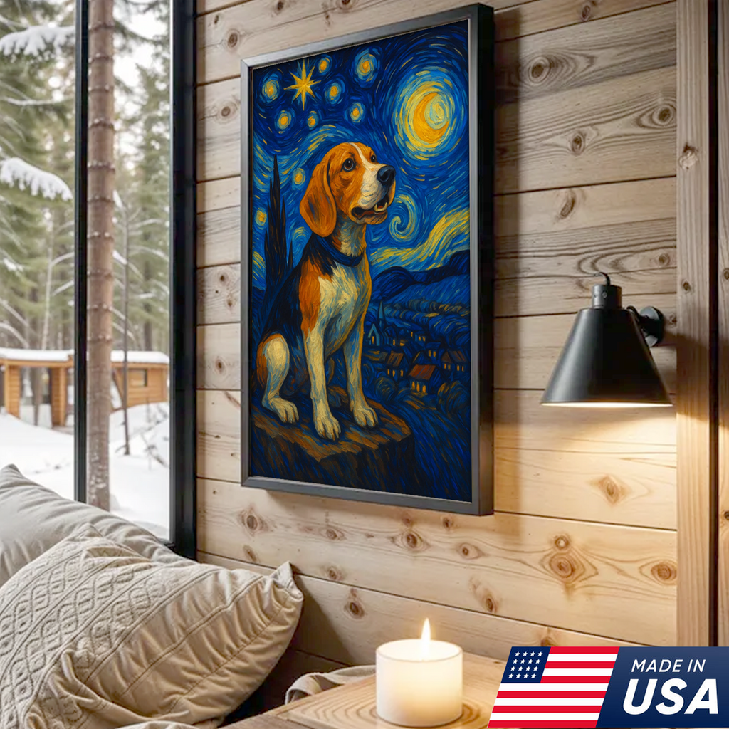 Retrato de mascota personalizado - Lienzo de retrato de perro gato personalizado estilo VG