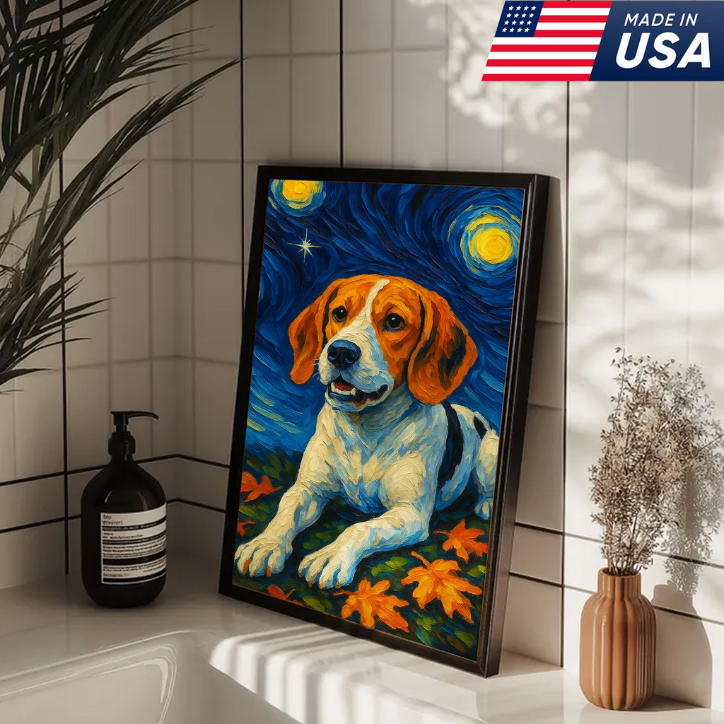 Retrato de mascota personalizado - Lienzo de retrato de perro gato personalizado estilo VG