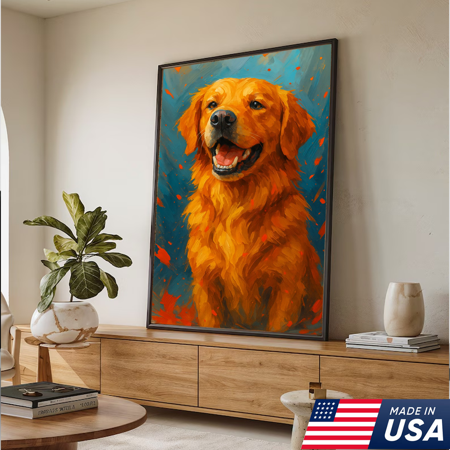 Retrato de Mascota Personalizado - Retrato de Perro o Gato