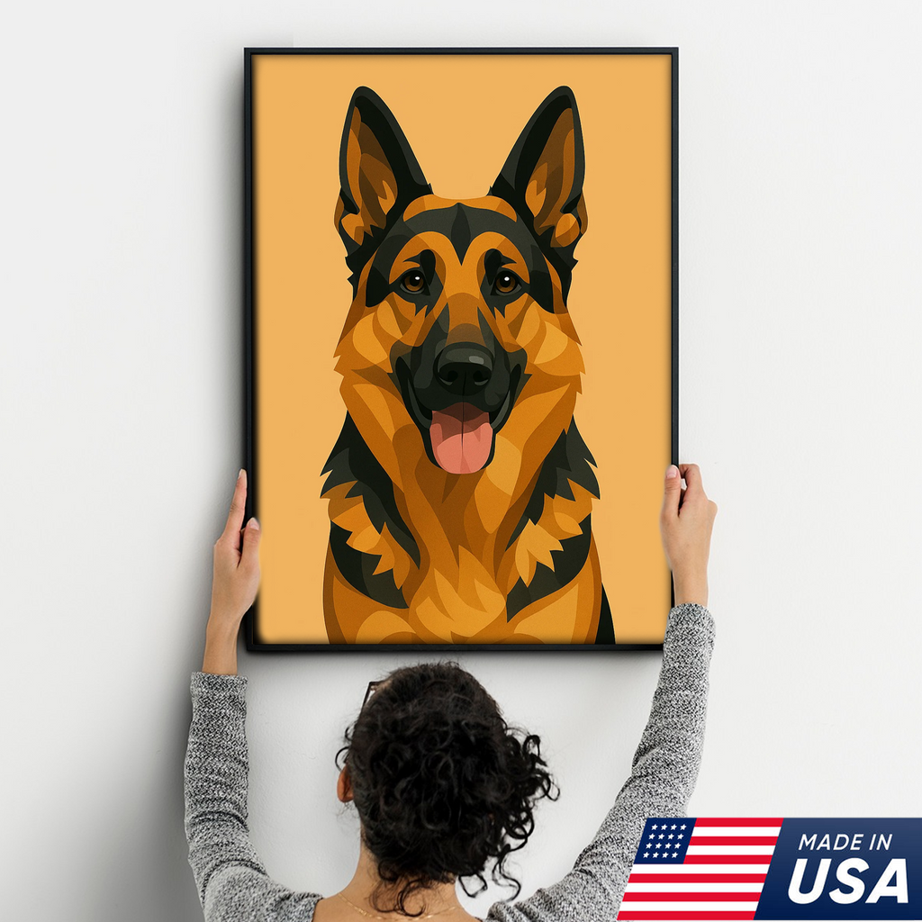 Retrato de mascota personalizado - Lienzo de retrato personalizado de perro y gato
