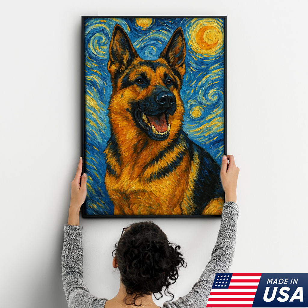 Retrato personalizado de mascota - Lienzo de retrato personalizado de perro y gato estilo VG