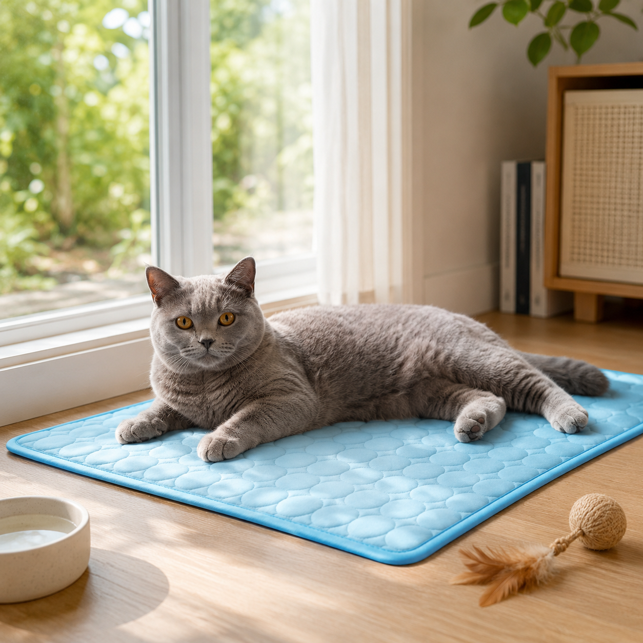 Alfombrilla refrescante para mascotas, almohadilla refrescante de verano para perros y gatos