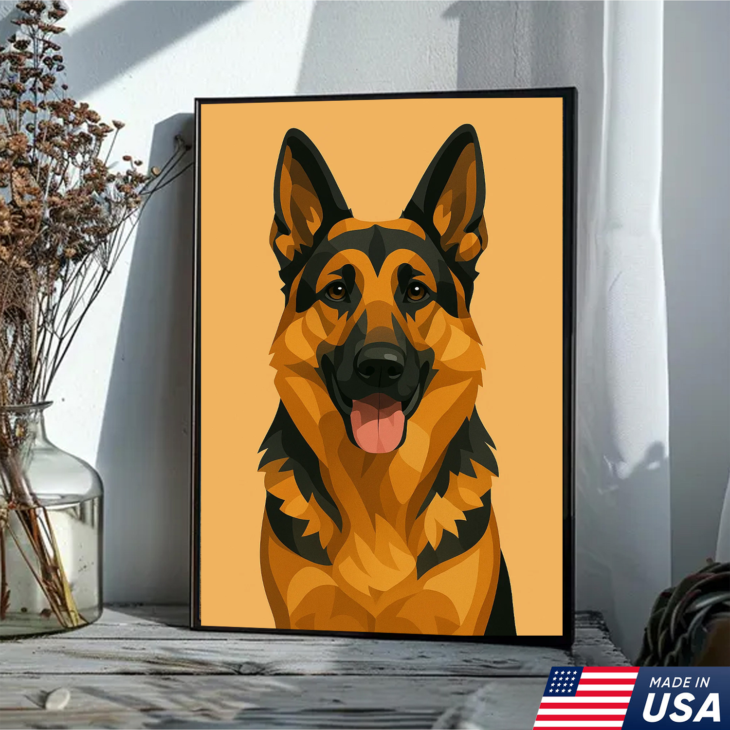 Retrato de mascota personalizado - Lienzo de retrato personalizado de perro y gato