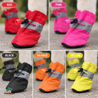 Botas Impermeables Antideslizantes para Perros, Zapatos Protectores para Perros para Todo Clima (4 unidades/Set)
