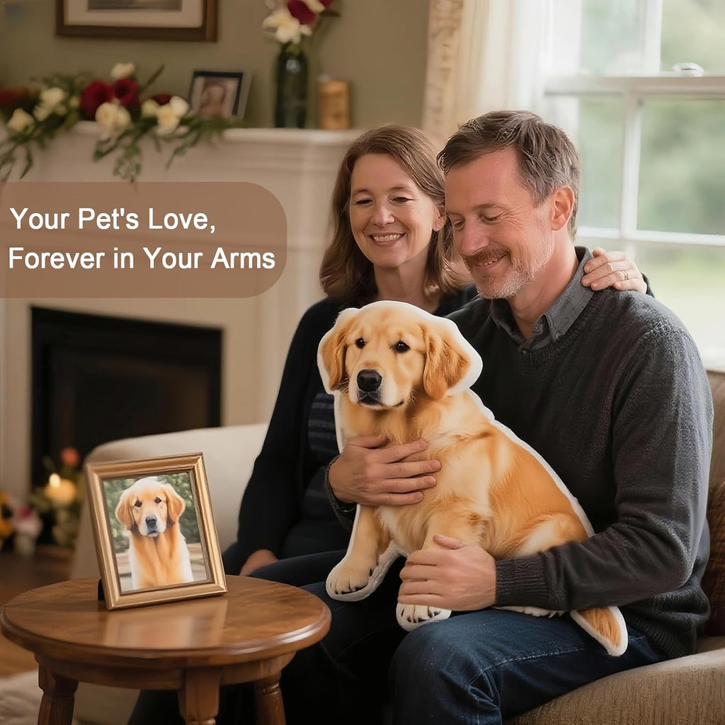 Personalized Pet Pillow - Custom Dog, Cat Photo Shaped Pillow