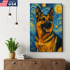 Custom Pet Portrait - Personalized Dog Cat Portrait Canvas VG Style