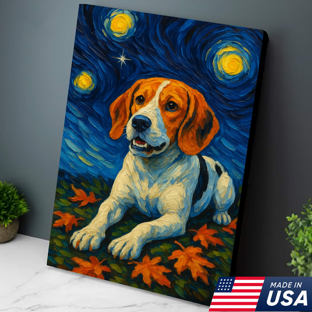 Retrato de mascota personalizado - Lienzo de retrato de perro gato personalizado estilo VG