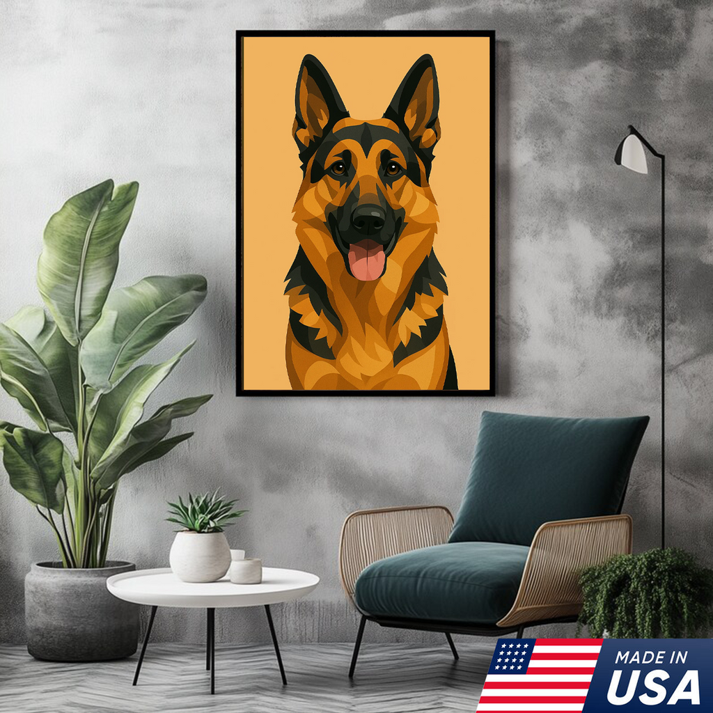 Retrato de mascota personalizado - Lienzo de retrato personalizado de perro y gato