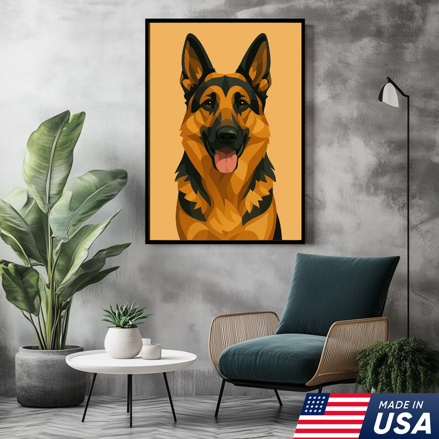 Retrato de mascota personalizado - Lienzo de retrato personalizado de perro y gato