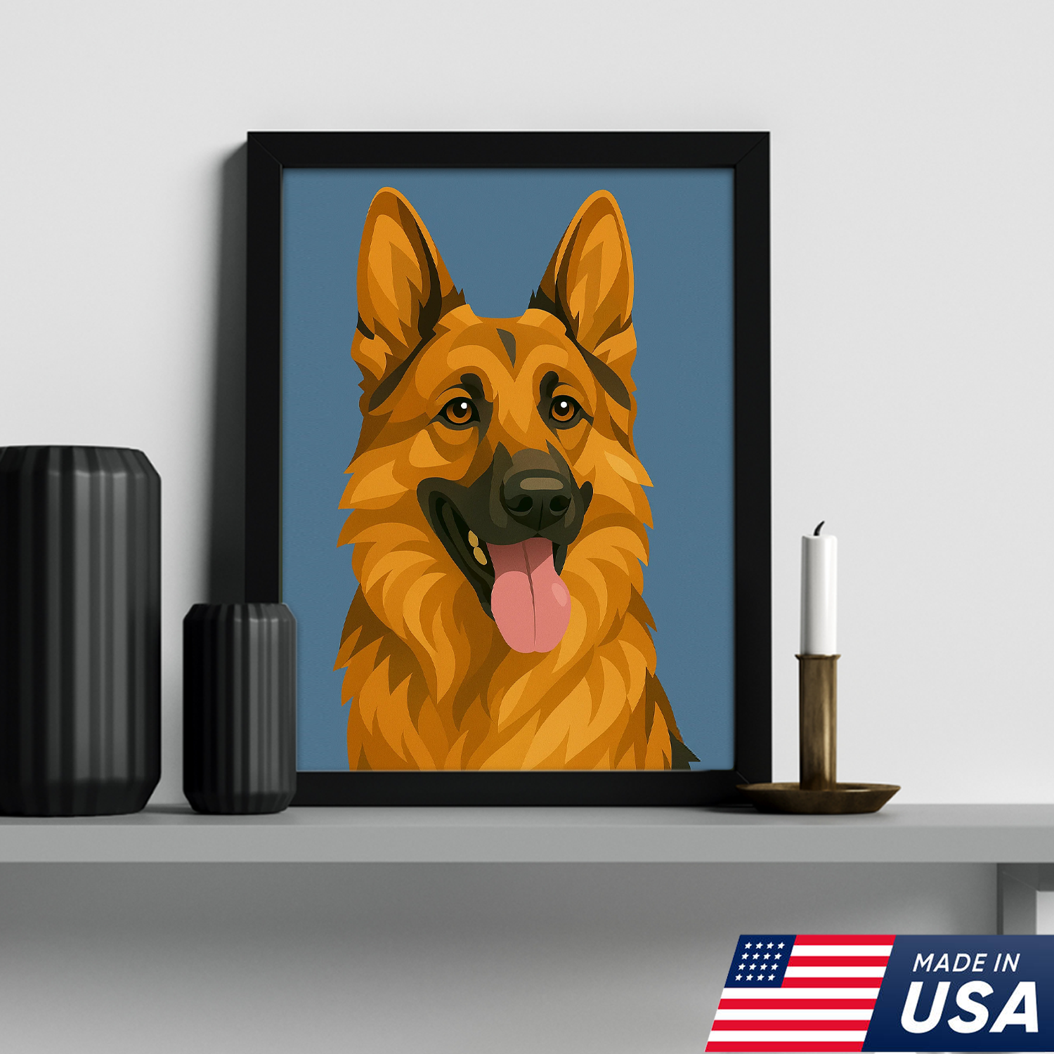 Retrato Personalizado de Mascota - Lienzo de Retrato Personalizado de Perro Gato