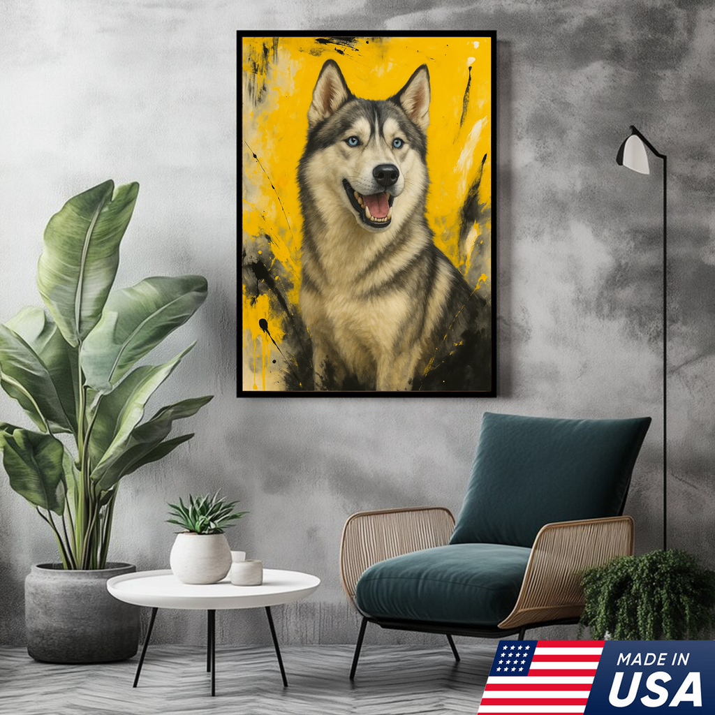 Retrato personalizado de mascota - Lienzo de retrato de perro o gato personalizado