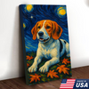 Custom Pet Portrait - Personalized Dog Cat Portrait Canvas VG Style