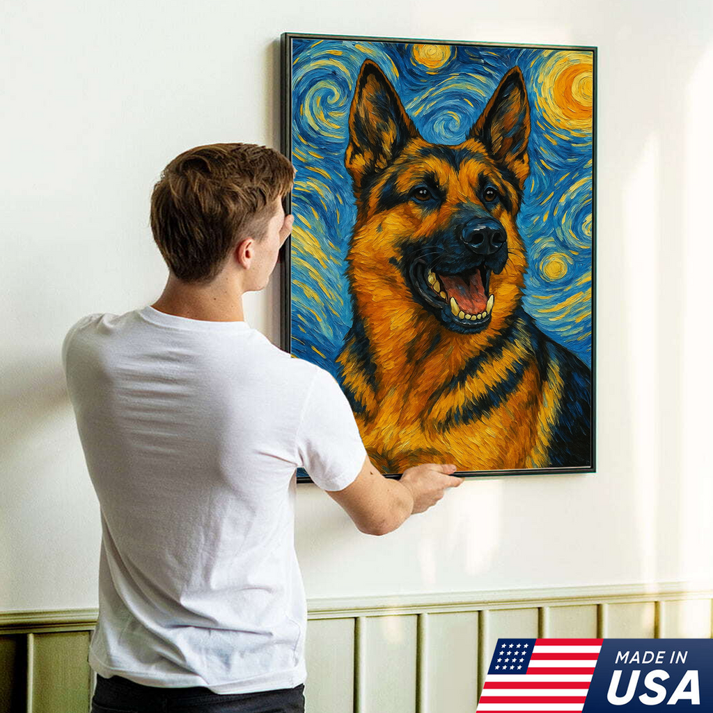 Retrato personalizado de mascota - Lienzo de retrato personalizado de perro y gato estilo VG