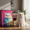Custom Pet Portrait - Free style Personalized Dog Cat Portrait Canvas