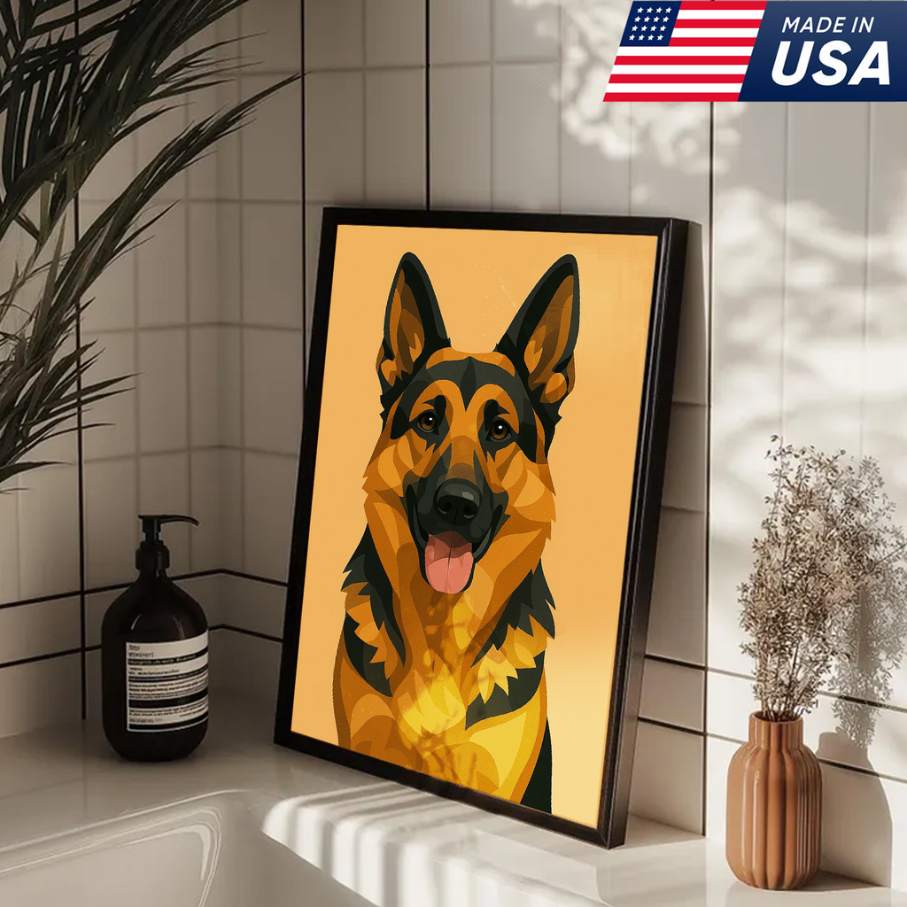 Retrato de mascota personalizado - Lienzo de retrato personalizado de perro y gato