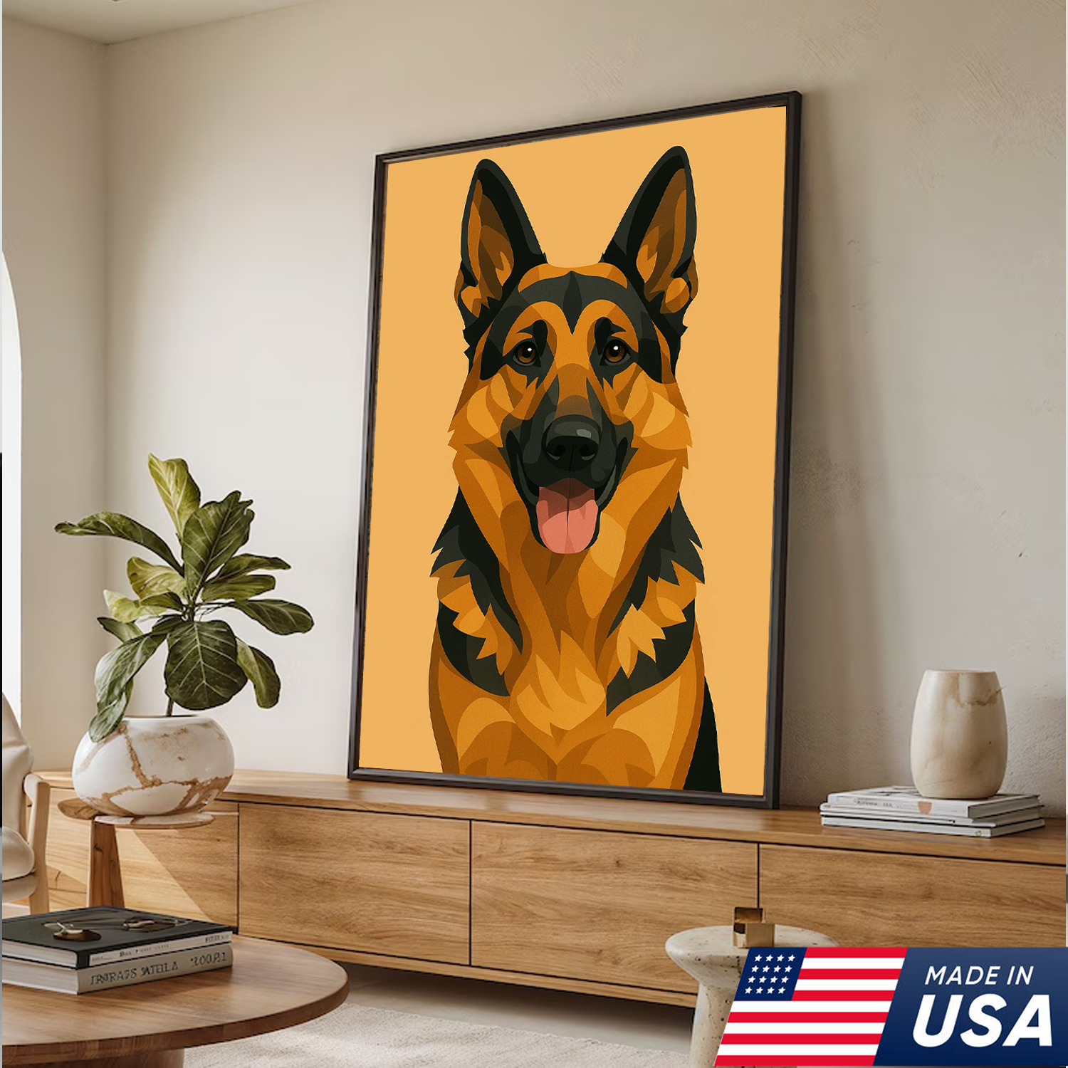Retrato de mascota personalizado - Lienzo de retrato personalizado de perro y gato