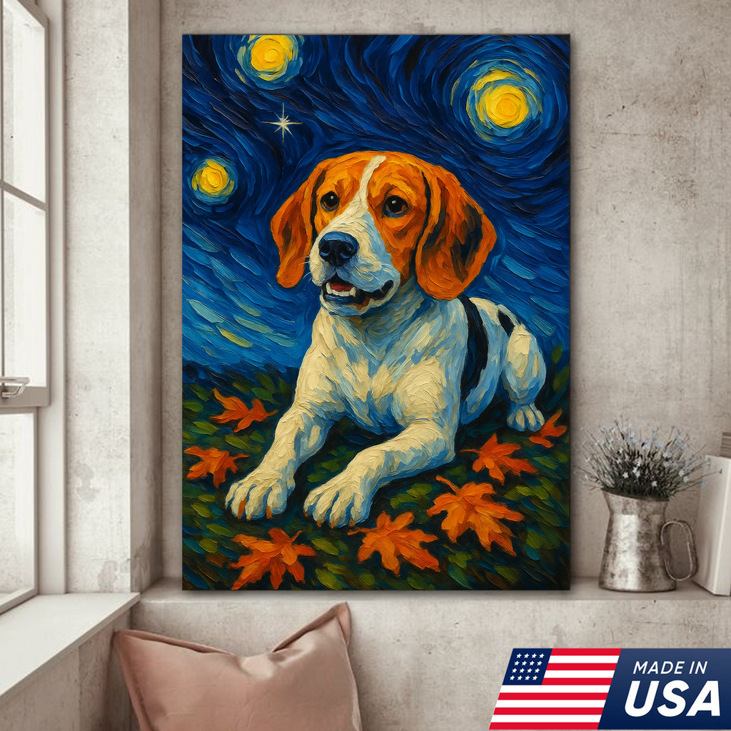 Retrato de mascota personalizado - Lienzo de retrato de perro gato personalizado estilo VG