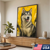 Custom Pet Portrait - Personalized Dog Cat Portrait Canvas