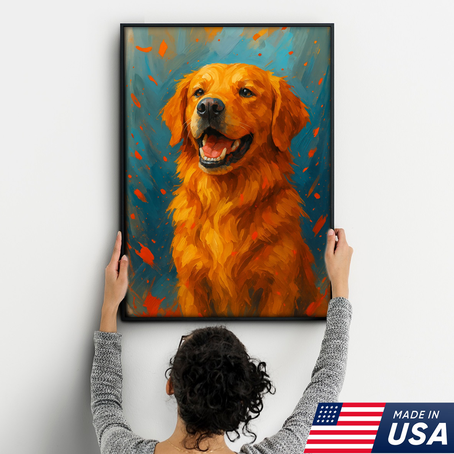Retrato de Mascota Personalizado - Retrato de Perro o Gato