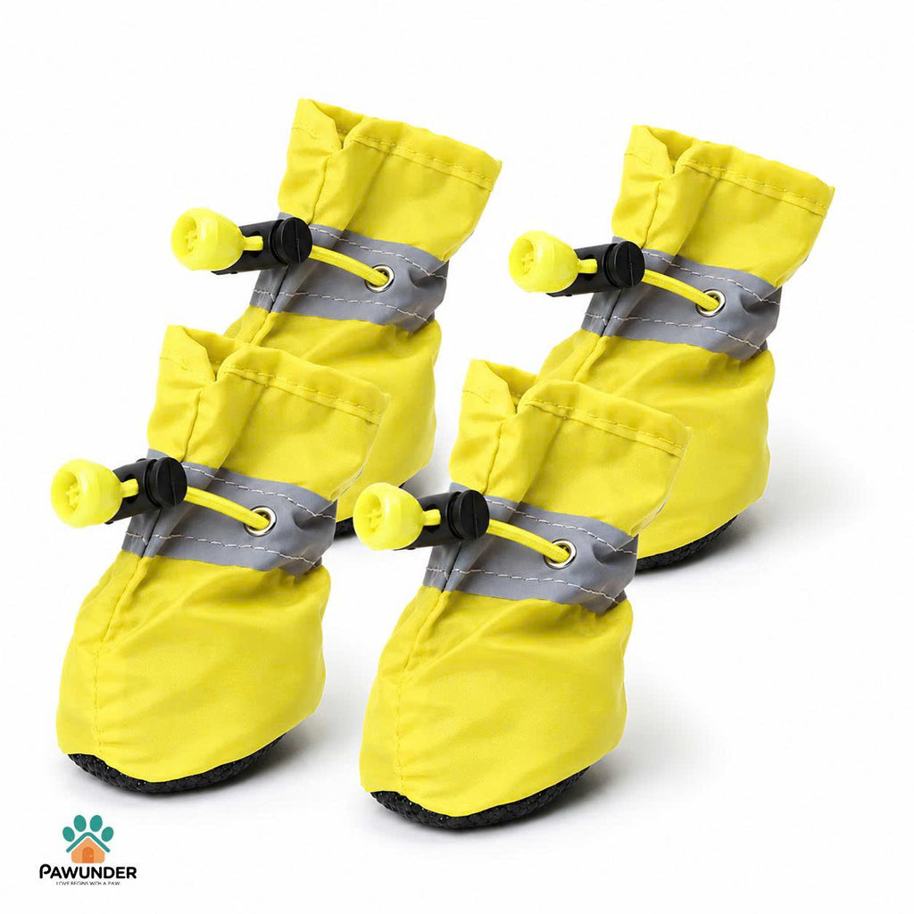 Botas Impermeables Antideslizantes para Perros, Zapatos Protectores para Perros para Todo Clima (4 unidades/Set)