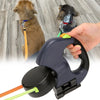Retractable Double Dog Leash With LED Lights