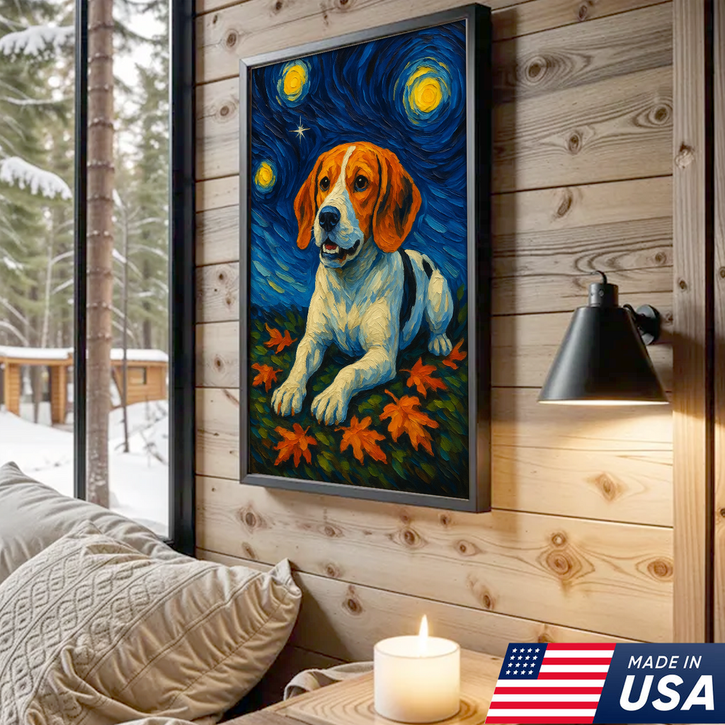 Retrato de mascota personalizado - Lienzo de retrato de perro gato personalizado estilo VG