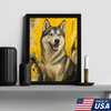 Custom Pet Portrait - Personalized Dog Cat Portrait Canvas