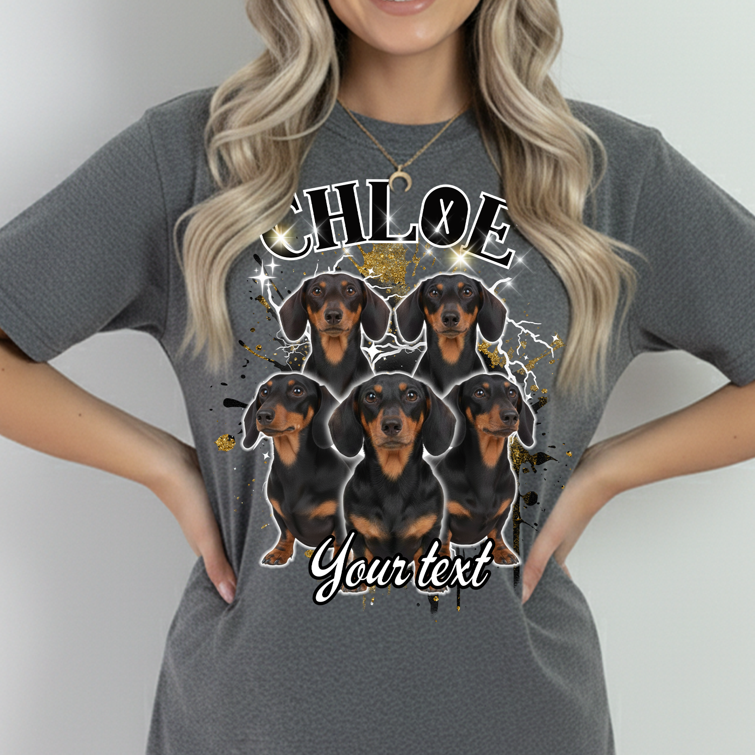 Custom Pet Portrait Printed T shirt, Sweatshirt, Hoodie, Custom Pet Photo (Copy)