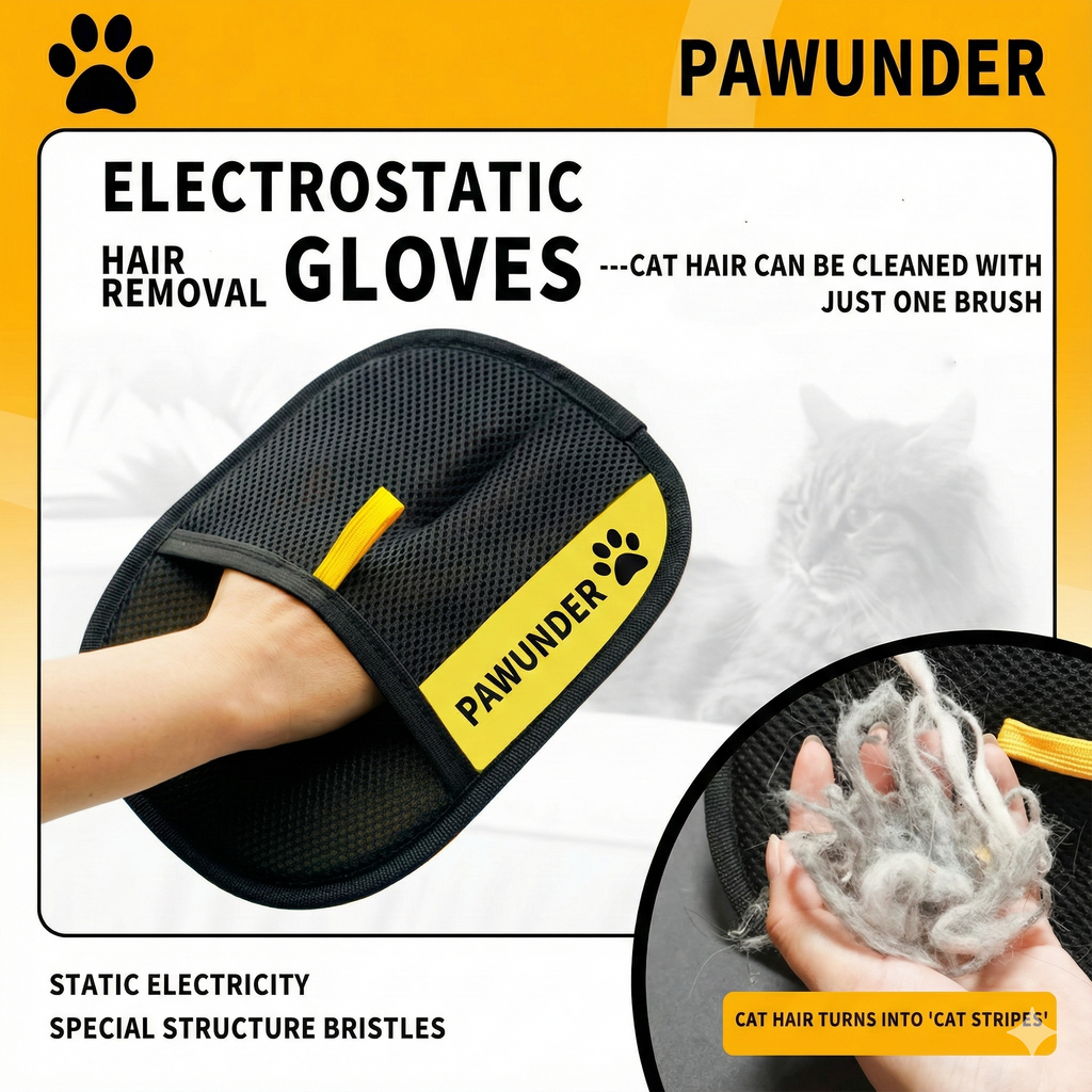Guantes Quita Pelo de Mascotas Easy-Clean - Atrapa Pelos Reutilizables y Manoplas Deslanadoras