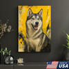 Custom Pet Portrait - Personalized Dog Cat Portrait Canvas