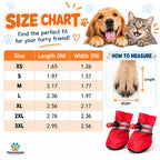 Botas Impermeables Antideslizantes para Perros, Zapatos Protectores para Perros para Todo Clima (4 unidades/Set)