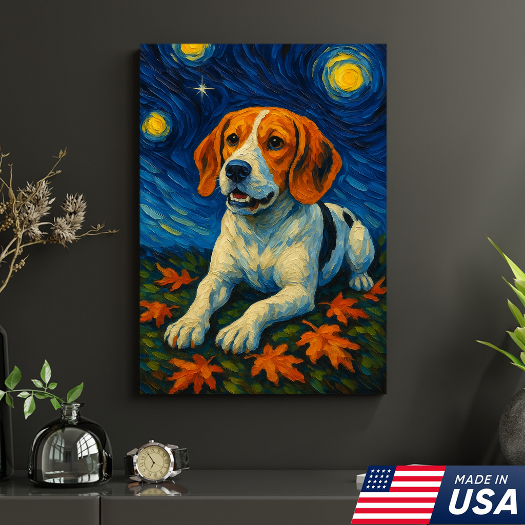 Retrato de mascota personalizado - Lienzo de retrato de perro gato personalizado estilo VG