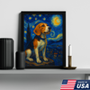Custom Pet Portrait - Personalized Dog Cat Portrait Canvas VG Style