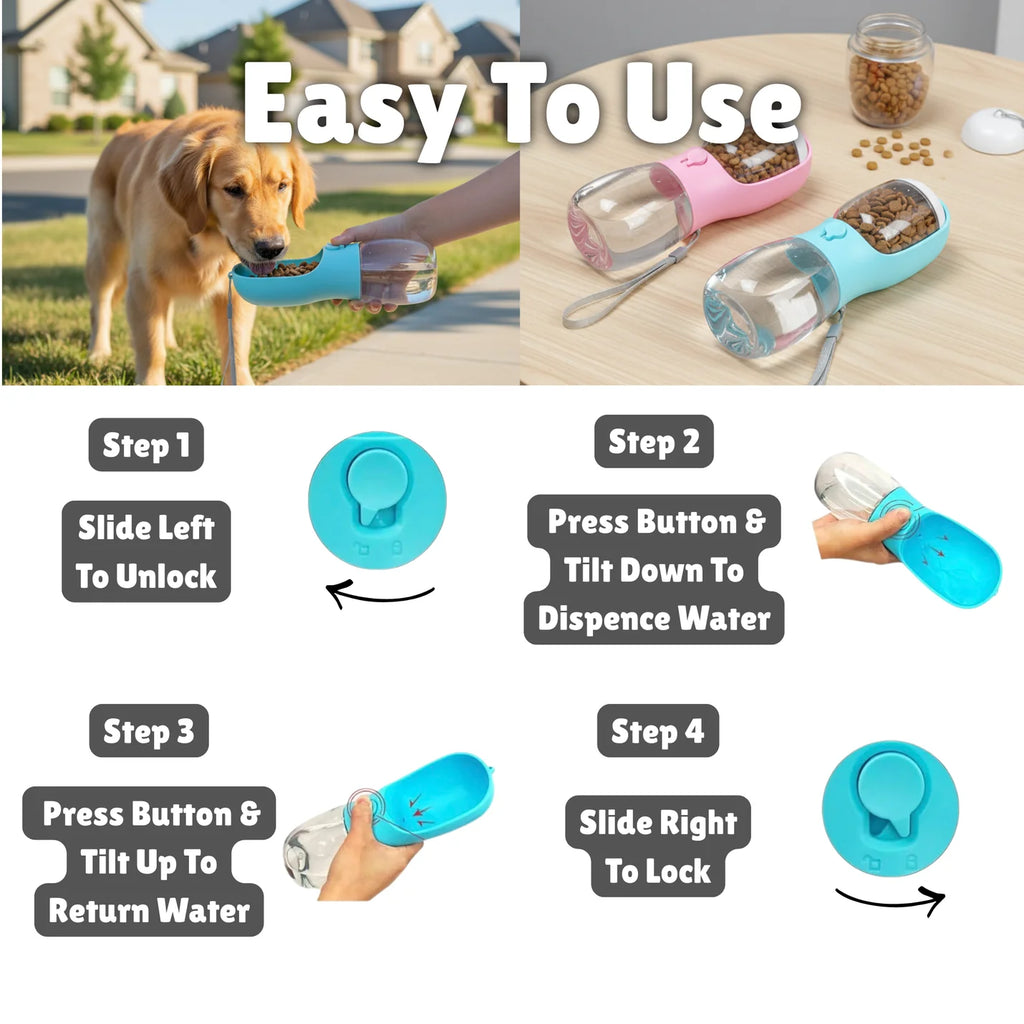 PawUnder™ 2 In1 Travel Bottle