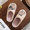 Funny Embroider Dachshund Slipper Non-Slip Indoor Slippers