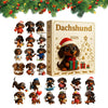 2d Dachshund Advent Calendar, Ornament Advent Calendar, 2025 Advent Calendar, Christmas Countdown Calendar