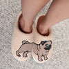Funny Black Cat Cozy Wool Cotton Slippers