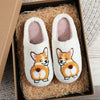 Corgi Embroidered Non-Slip Indoor Slippers