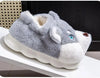 Indoor Cotton Slippers Cute Cartoon Dog Anti-slip Indoor Slipper