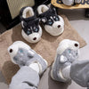Indoor Cotton Slippers Cute Cartoon Dog Anti-slip Indoor Slipper