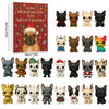2d French Bulldog Advent Calendar, Ornament Advent Calendar, 2025 Advent Calendar, Christmas Countdown Calendar