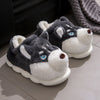 Indoor Cotton Slippers Cute Cartoon Dog Anti-slip Indoor Slipper