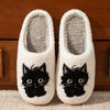 Cute Black Cat Slippers Indoor Anti-slip Slipper