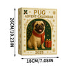 2d Pug Advent Calendar, Ornament Advent Calendar, 2025 Advent Calendar, Christmas Countdown Calendar