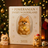 2d Cute Pomeranian Advent Calendar, Ornament Advent Calendar, 2025 Advent Calendar, Christmas Countdown Calendar