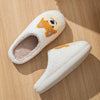 Cartoon Corgi Fluffy Home Slippers