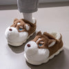 Indoor Cotton Slippers Cute Cartoon Dog Anti-slip Indoor Slipper