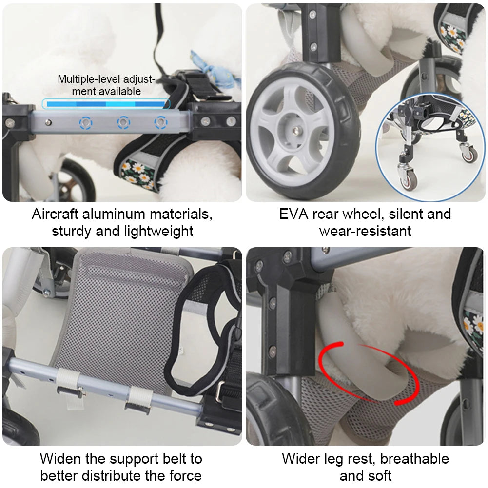 PawUnder Adjustable Dog Wheelchair