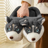 Indoor Cotton Slippers Cute Cartoon Dog Anti-slip Indoor Slipper